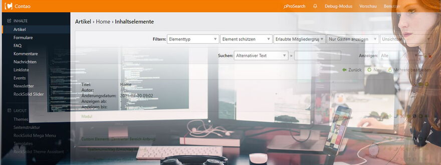 Entwicklung von Websites mit dem CMS - Contao - TGS Webservices - Online- und Digital Marketing-Agentur
