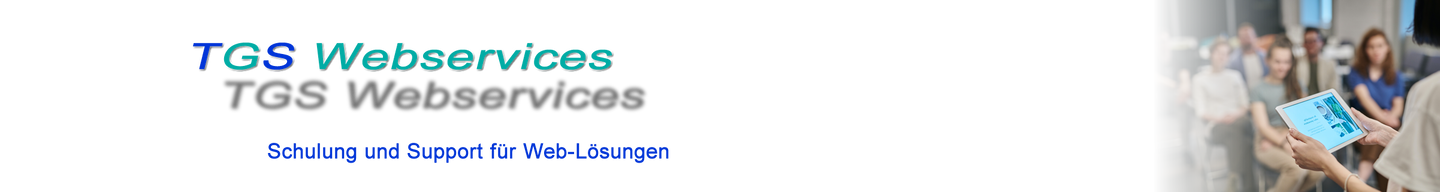 Unsere Dienstleistungen: Support und individuelle für unsere Webseite - TGS Webservices - www.tgs-webservices.ch - Winterthur