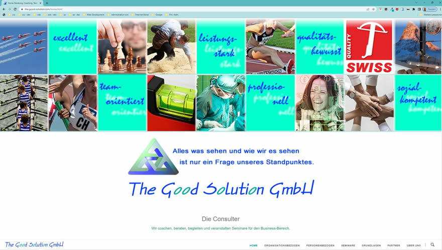The Good Solution GmbH - Winterthur: Consulting, Coaching, Teambildung, Mental Sparring, Monitoring und Workshops für den Geschäftsbereich:  Unternehmen, KMU's, Einzelfirmen, Verwaltungen und Organisationen - www.the-good-solution.com